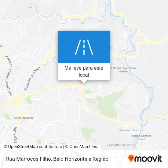 Rua Marrocos Filho mapa