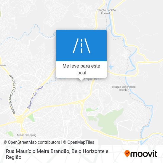Rua Maurício Meira Brandão mapa
