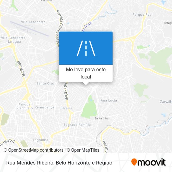 Rua Mendes Ribeiro mapa