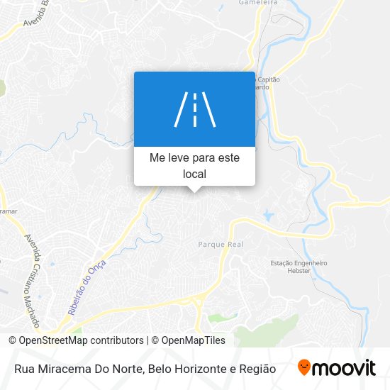 Rua Miracema Do Norte mapa