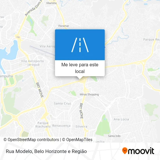 Rua Modelo mapa
