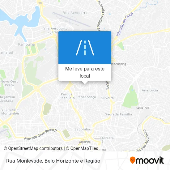 Rua Monlevade mapa