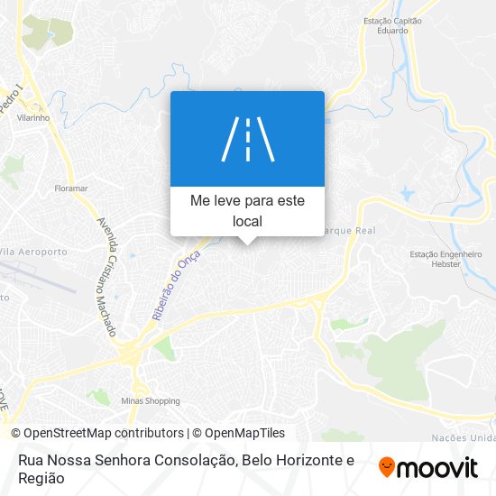 Rua Nossa Senhora Consolação mapa