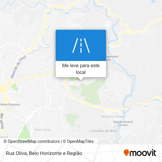 Rua Oliva mapa