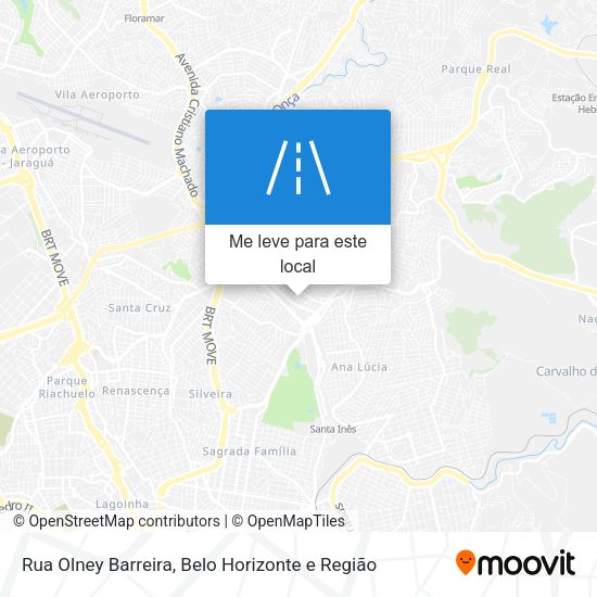Rua Olney Barreira mapa