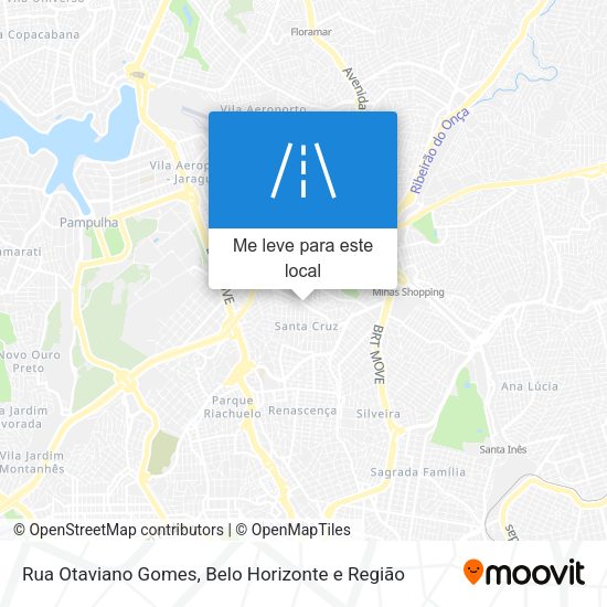 Rua Otaviano Gomes mapa
