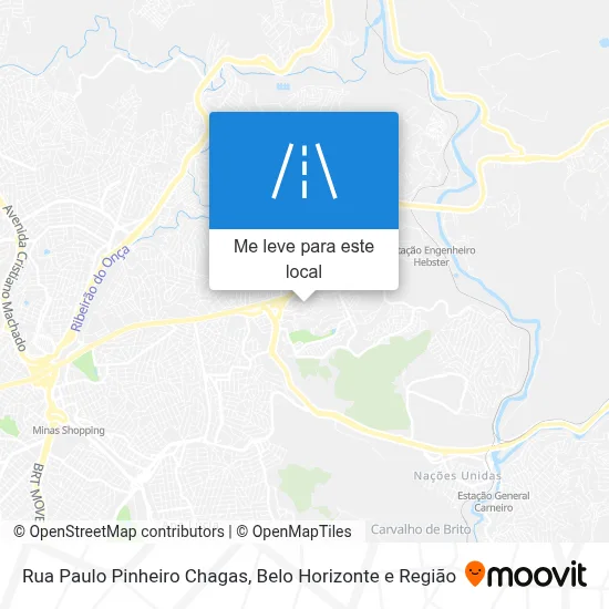 Rua Paulo Pinheiro Chagas mapa