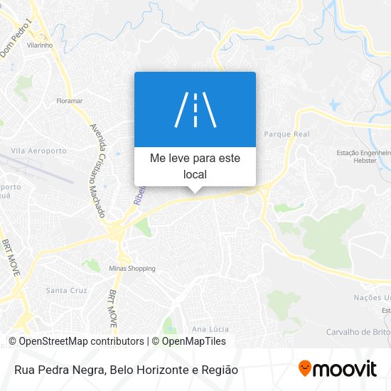 Rua Pedra Negra mapa