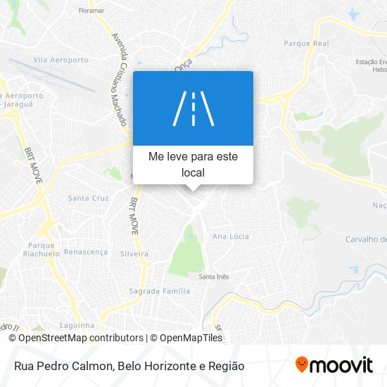 Rua Pedro Calmon mapa