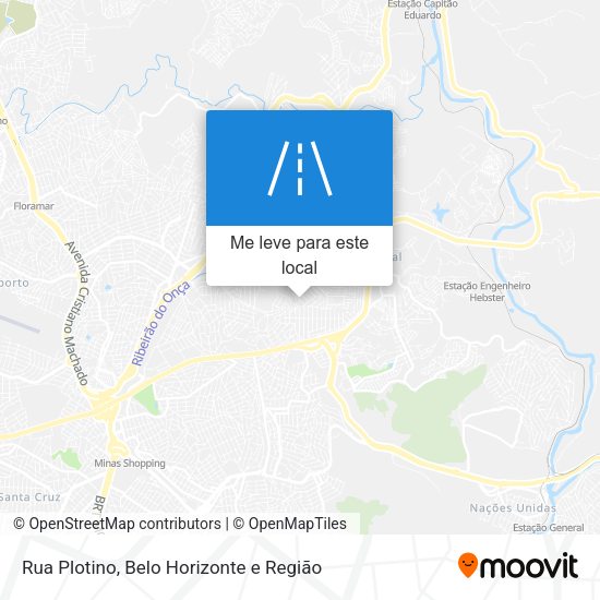 Rua Plotino mapa