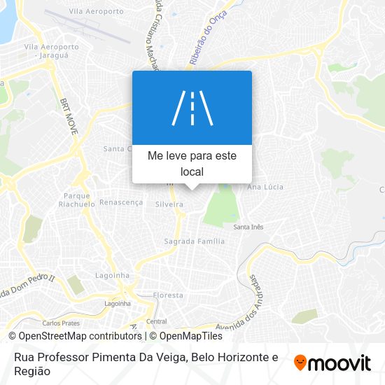 Rua Professor Pimenta Da Veiga mapa
