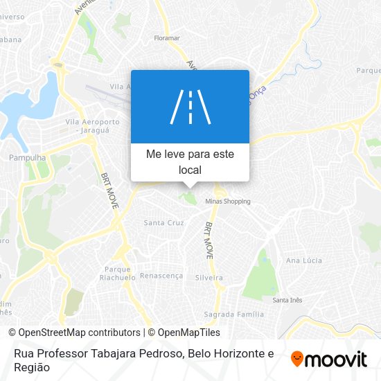 Rua Professor Tabajara Pedroso mapa
