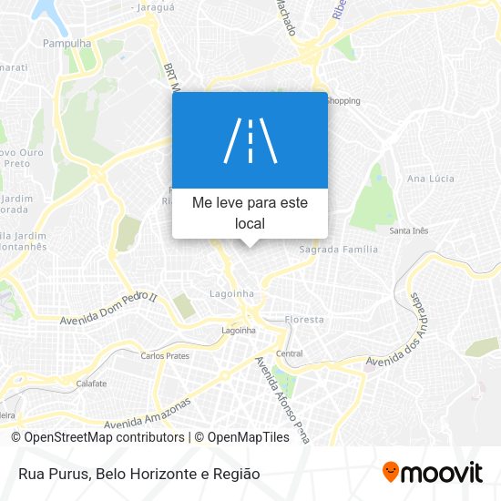Rua Purus mapa