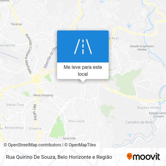 Rua Quirino De Souza mapa