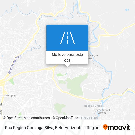 Rua Regino Gonzaga Silva mapa