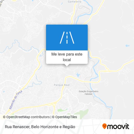 Rua Renascer mapa