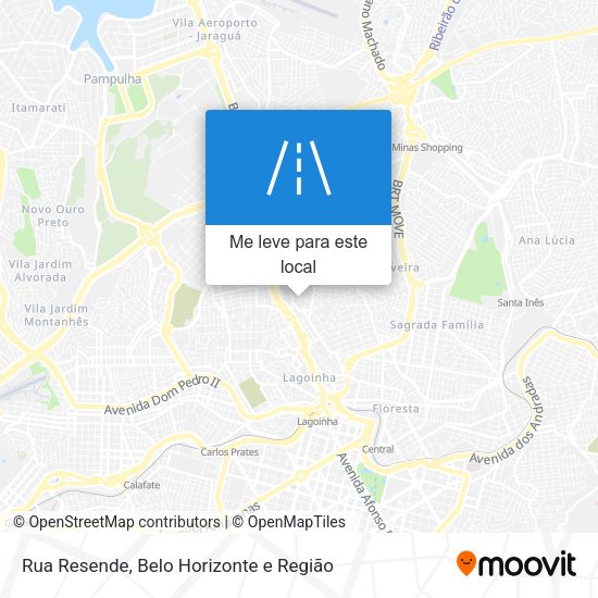 Rua Resende mapa