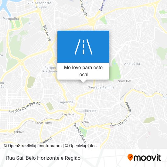 Rua Saí mapa