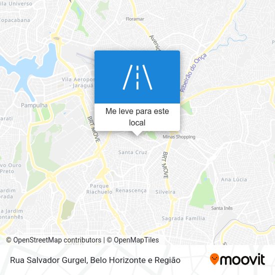 Rua Salvador Gurgel mapa