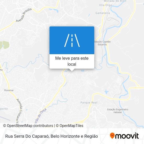 Rua Serra Do Caparaó mapa