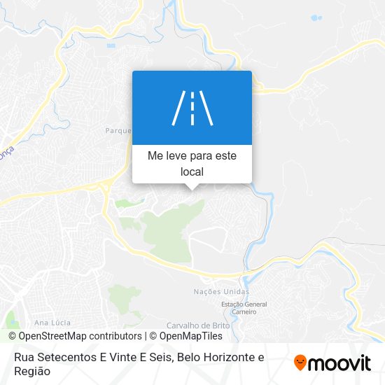 Rua Setecentos E Vinte E Seis mapa