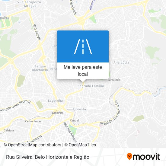 Rua Silveira mapa