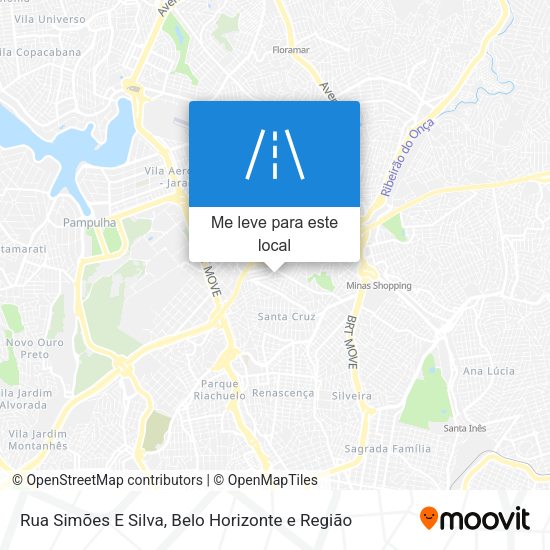 Rua Simões E Silva mapa