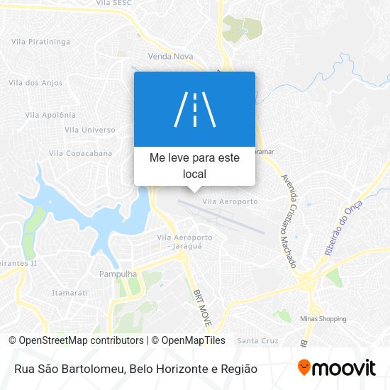 Rua São Bartolomeu mapa