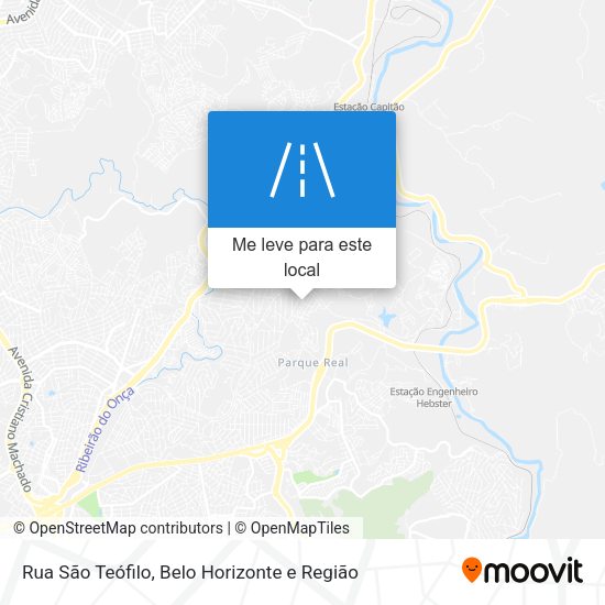 Rua São Teófilo mapa