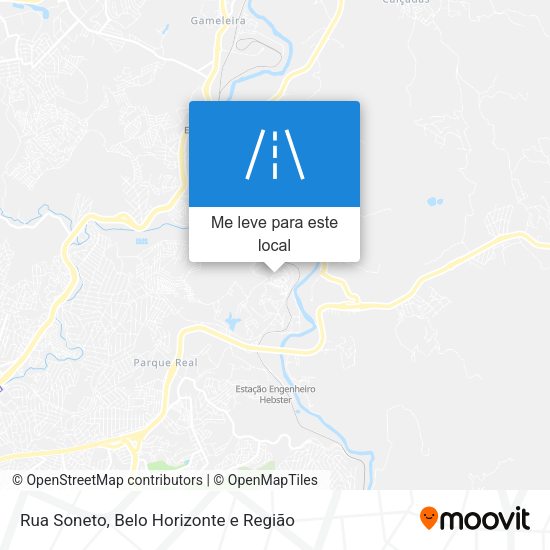 Rua Soneto mapa