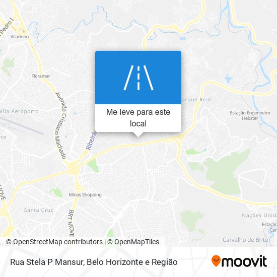 Rua Stela P Mansur mapa