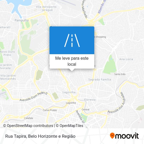 Rua Tapira mapa