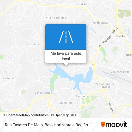 Rua Tavares De Melo mapa