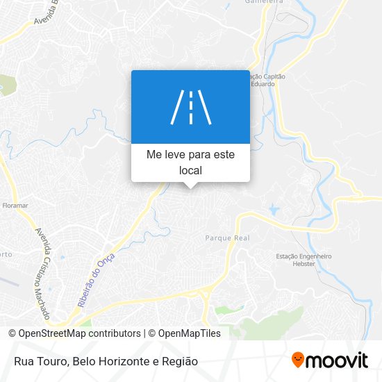 Rua Touro mapa