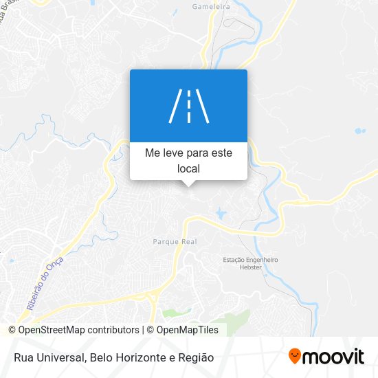 Rua Universal mapa