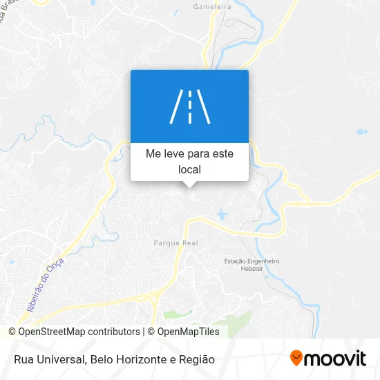 Rua Universal mapa