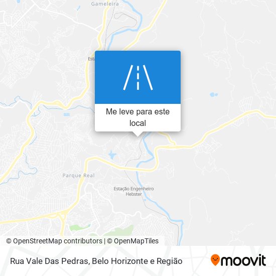 Rua Vale Das Pedras mapa