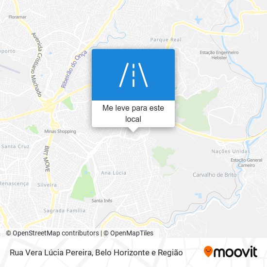 Rua Vera Lúcia Pereira mapa