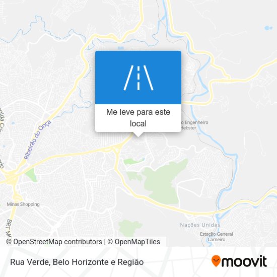 Rua Verde mapa
