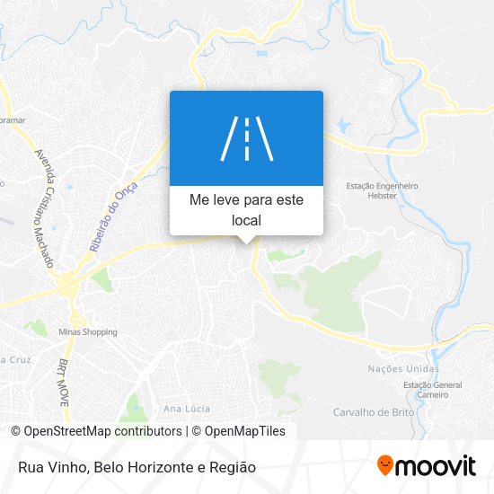 Rua Vinho mapa