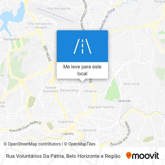Rua Voluntários Da Pátria mapa