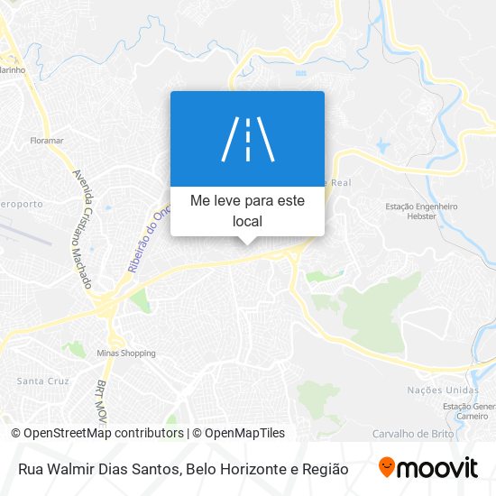 Rua Walmir Dias Santos mapa