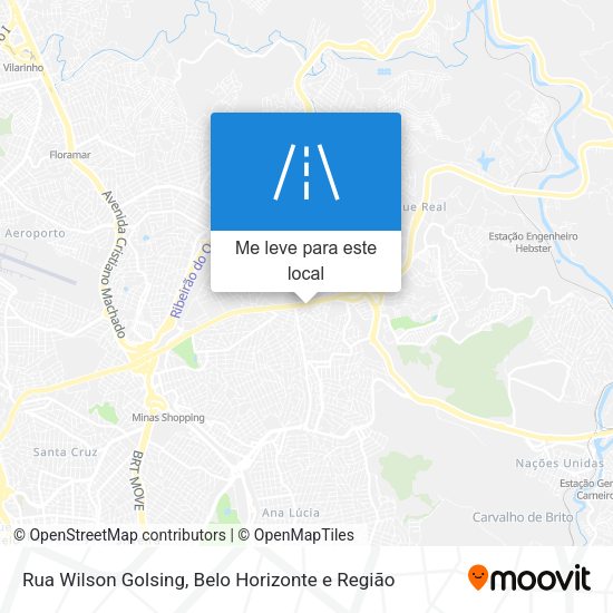 Rua Wilson Golsing mapa