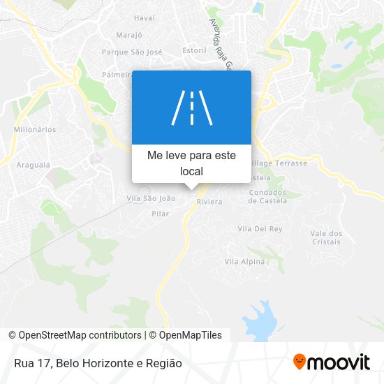 Rua 17 mapa
