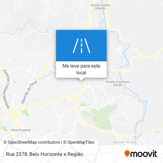 Rua 2378 mapa