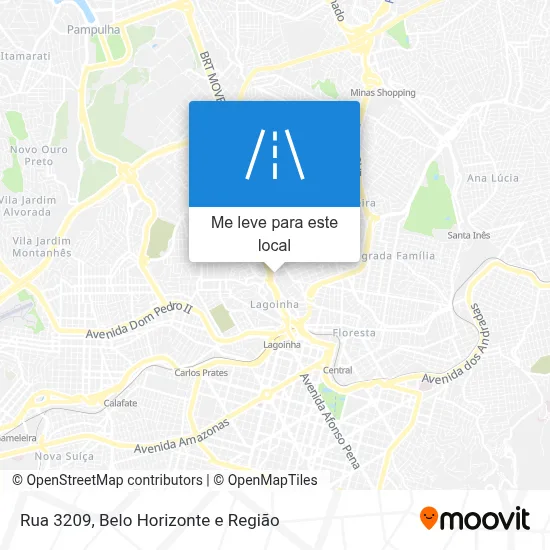 Rua 3209 mapa