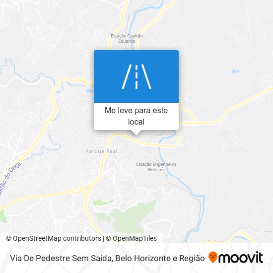 Via De Pedestre Sem Saida mapa