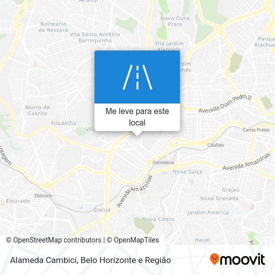 Alameda Cambicí mapa