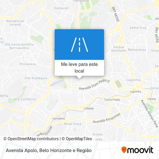 Avenida Apolo mapa