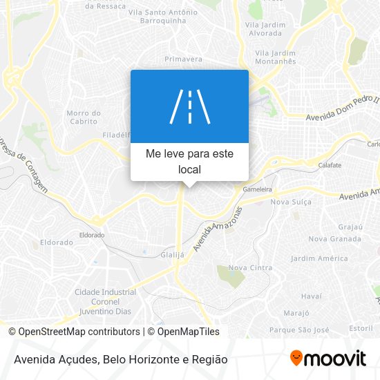 Avenida Açudes mapa